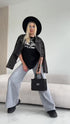 OVERSIZE T-krekls "THE BEST" - MELNS